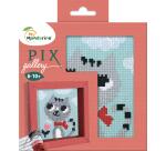 Pix Gallery, Kreuzstich, Katze - Blau