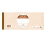 Stub book 101X270 Standardized bills 50 sheets - Oats
