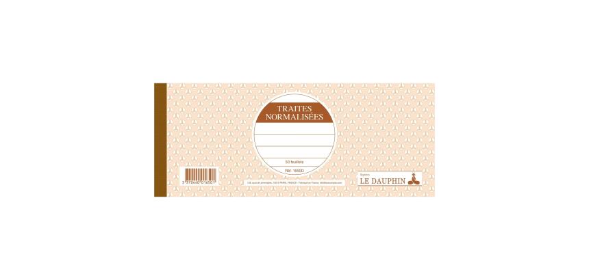 Stub book 101X270 Standardized bills 50 sheets - Oats