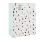 Kerst cadeautas 'Snow', medium