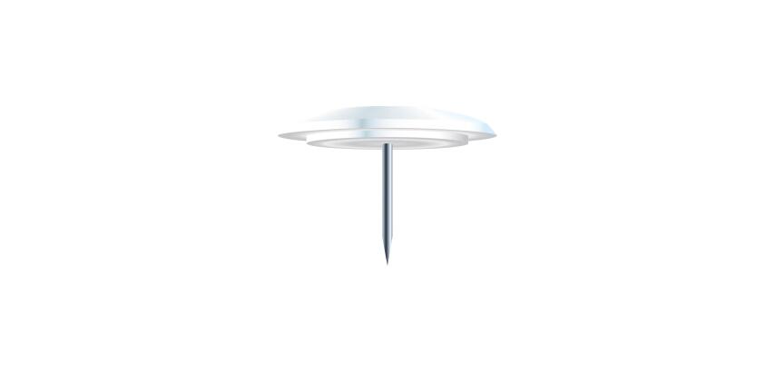 Boîte de 40 punaises - Hauteur de pointe 7mm - 10mm de diamètre