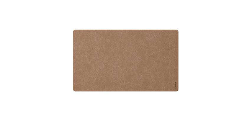 Rhodiarama sous-main souple S (60x35 cm) simili cuir italien - étui kraft - Taupe
