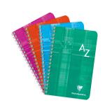 Clairefontaine wirebound index book 110x170 seyes ruling - assortment