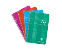 Clairefontaine wirebound index book 110x170 seyes ruling - assortment