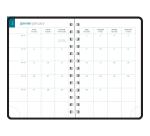 Agenda de poche SAD 15S EasyTime Paloma 10x 15 cm Semainier Septembre 2026 à Décembre 2027 - 16 mois - Visuel