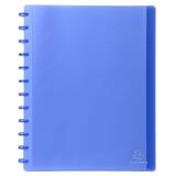 Sichtmappe aus PP 800µ, 30 herausnehmbare Hüllen, 24x32cm für DIN A4 - Blau