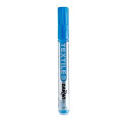 DARWI TEX OPAK, Textilmarker opak, Spitze 2mm Inhalt 6ml, Dunkelblau - Dunkelblau