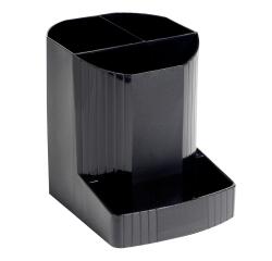 Exacompta EcoBlack Mini-OCTO Recycled Pen Pot - Black