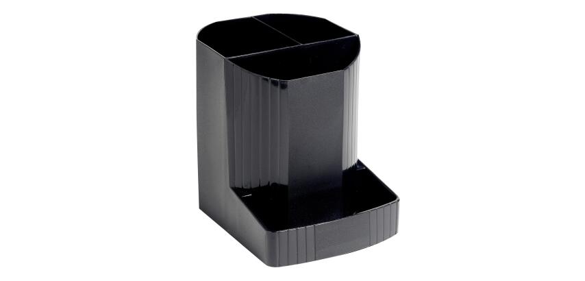 Exacompta EcoBlack Mini-OCTO Recycled Pen Pot - Black