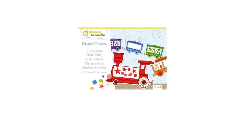 Boîte créative, Educativ' Stickers, Tri de couleurs - Multicolore
