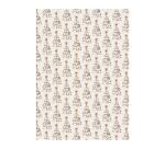 PAPIERS IMPRIMÉS, Bloc de 20 feuilles à motifs 160g/m2 au format A4 (21x29,7cm) + 1 idée créative - Noël cosy - Multicolore