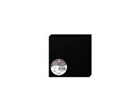 Paquet de 25 cartes pliées Pollen 135x135mm 210g/m² - Noir