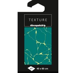 Pap. Texture Décopatch n°869 1 vel 40x60 - Groen