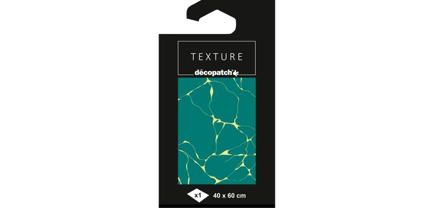 Pap. Texture Décopatch n°869 1 vel 40x60 - Groen