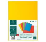 Paquete de 50 Subcarpetas 1 solapa Rock''s 210 g/m2