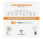 Clairefontaine Fontaine Watercolour Block - 30 x 30cm - 15 Sheets - 300gsm - Hot Pressed