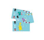 Invitation cards, Dinosaurs - Blue