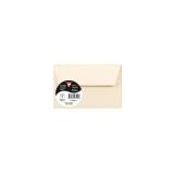 Sachet de 5 enveloppes Pollen 90x140, kraft 120g/m2 - Ivoire