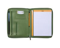 Rhodiarama grand conférencier pour bloc ou carnet format A4 - Sauge