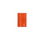 Carnet brochure rembordée rigide 7,5x12cm 128 pages petits carreaux - Assortis