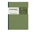 Clairefontaine Nomaddict Notebook - A5 - Plain - 96 Sheets - 90gsm - Clothbound