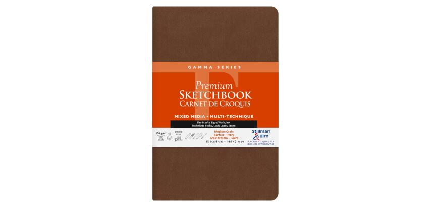 Gamma Series carnet souple 46F 21,6x14cm 150g - Ivoire