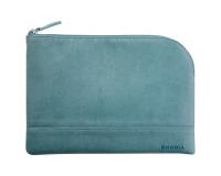 Rhodiarama etui met rits in kunstleer - maat M - 16x22 cm - Eau