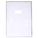 Protège-cahiers cristal PVC 12/100ème A4 - Incolore