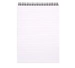 Notepad A4 80 feuilles lignées 80 g. - Noir