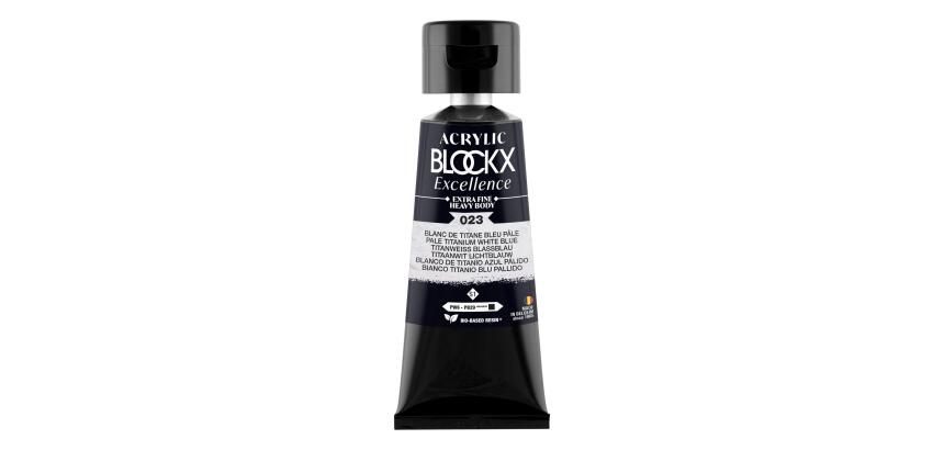 Peinture acrylique extra-fine fine tube 75ml - Blanc de titane bleu pâle