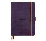 Rhodia Goalbook Softcover Notebook - Dot - 120 Sheets - 90gsm - Aubergine