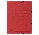 Elastic 3 Flap Folder 355gsm, A4 - Assorted colours