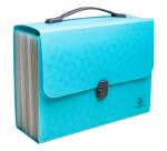 Exacompta Pop 'N Co Expanding File With Handle 24 Part 33x29cm - Cyan