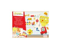 Boîte créative, Tableaux gommettes, Transports - Multicolore