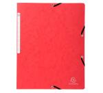 Chemise à élastique sans rabat carte lustrée 400gm2 - A4 - Couleurs assorties