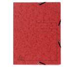 Exacompta Elasticated 3 Flap Folders Pre Printed - Assorted colours