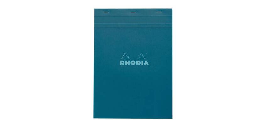 Bloc agrafé Rhodia Couleurs Paon N°18 A4 21x29,7 cm - Paon