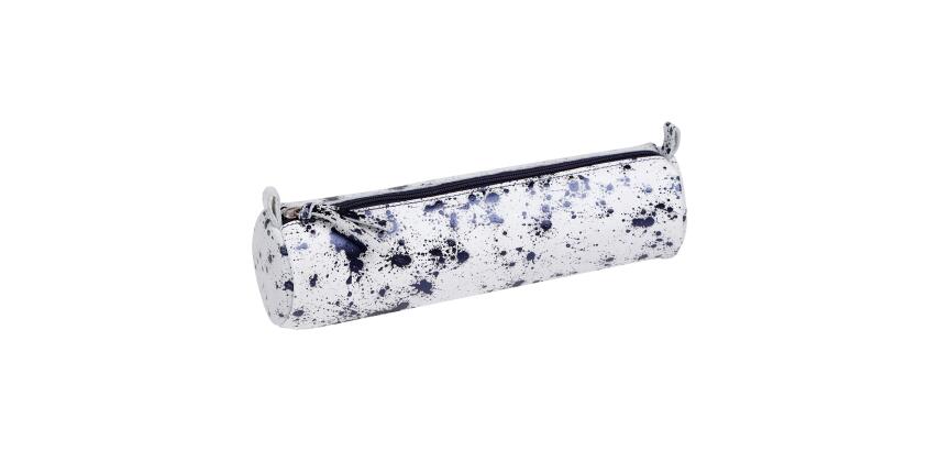 COSMICUIR DAIM Trousse ronde Ø5,5x22 cm Bleu foncé