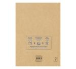 Bloc de cours recyclé encollé grand côté Uninotes A4 200 pages détachables perforé 4 trous ligné + marge - Assortis