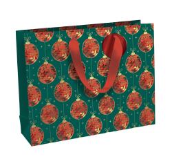 Fancy Xmas sac shopping 37,3x11,8x27,5cm - Vert
