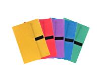 Chemise extensible 3 rabats carte lustrée sangle scratch - 24x32cm
