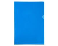 Etui carton de 100 pochettes coin PVC lisse haute résistance 13/100e - A4 - Couleurs assorties