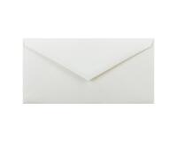 20 enveloppes DL(110x220mm) Vélin pur coton gommées - Crème