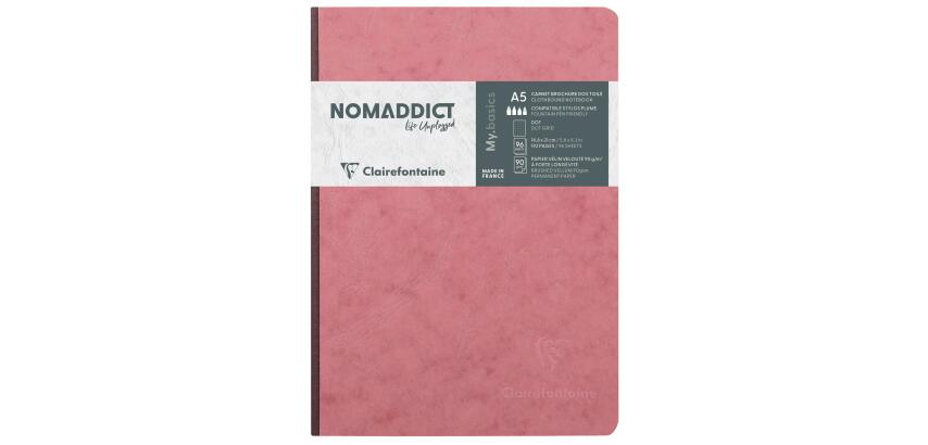 Carnet brochure Age Bag A5 192 pages DOT - Rose antique