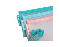 Funda bolsa EVA transparentes cierre con cremallera A6 3/10e - Colores surtidos