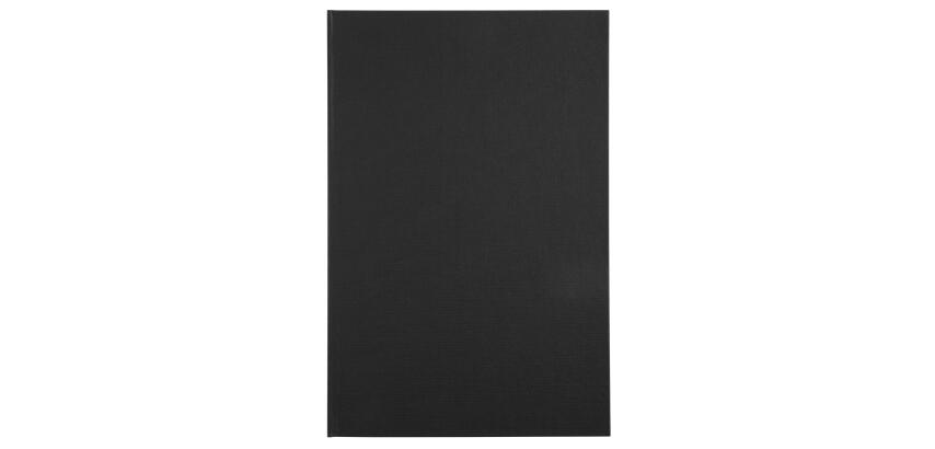 Registre 340X225 Quadrillé 200 pages - Noir toilé