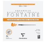 Clairefontaine Fontaine Watercolour Block - 20 x 20cm - 15 Sheets - 300gsm - Hot Pressed