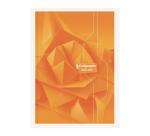 Cahier brochure rembordée rigide 7000 A4 192 pages grands carreaux 70 g - Assortis