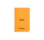 Rhodia Classic geniet notitieboekje 7,5x12 cm, 24 blad gestippeld, niet uitscheurbaar, 80g - Oranje