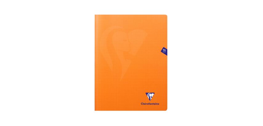 Cahier piqué Mimesys 24x32cm 96 pages petits carreaux couverture polypropylène